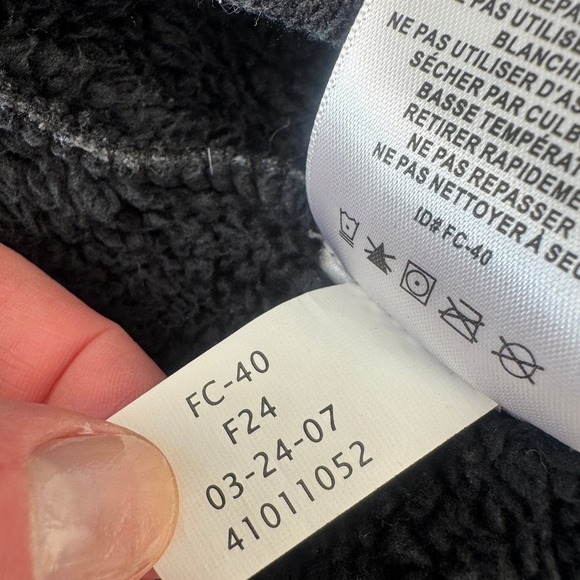 Rugged Elements Mens Fleece Lined Hoodie Charcoal Gray Full Zip Jacket Size M - Picture 6 of 14